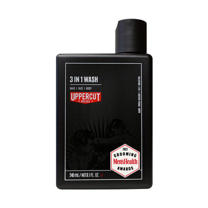 Продукт 3 в 1 Шампоан, балсам и душ гел Uppercut Deluxe 3 in 1 Wash 240ml