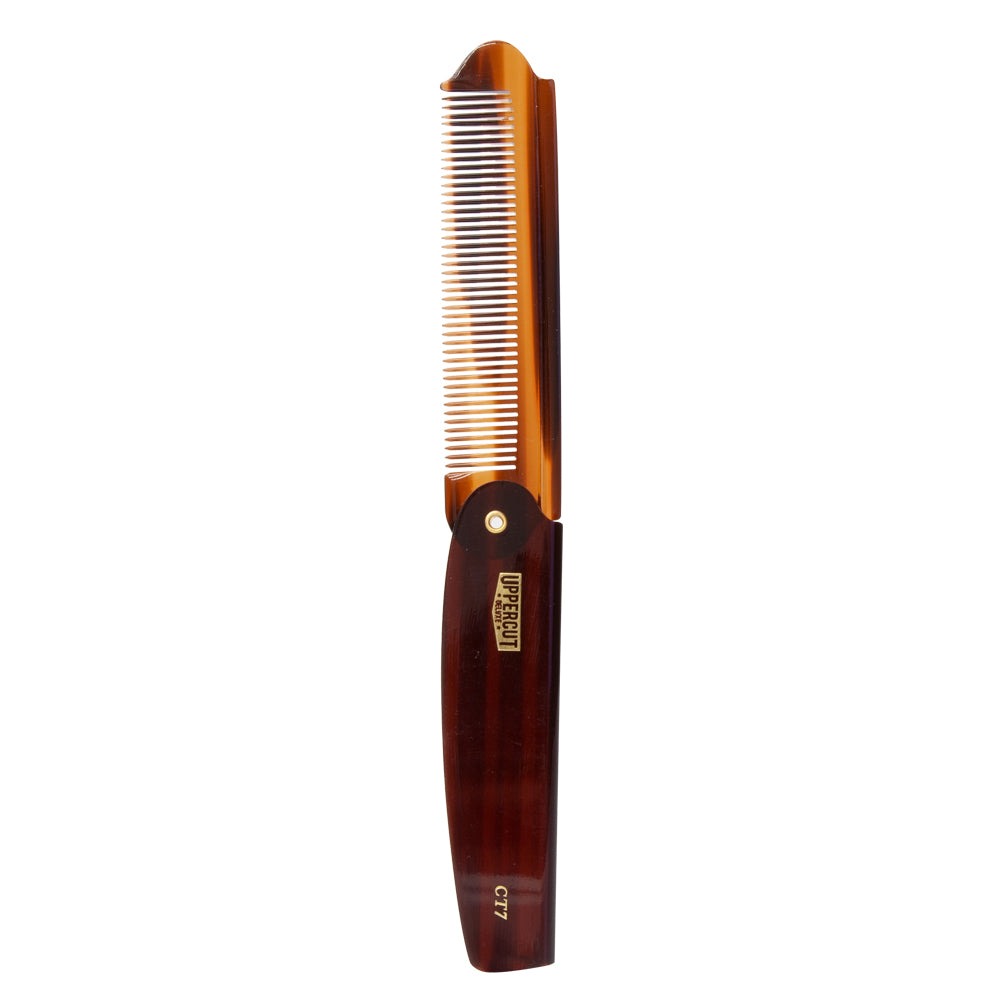 Сгъваем гребен за коса и брада Uppercut Deluxe  CT7 Flip Comb