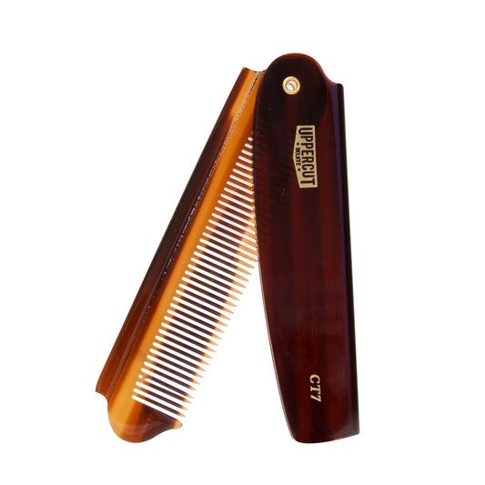 Сгъваем гребен за коса и брада Uppercut Deluxe  CT7 Flip Comb