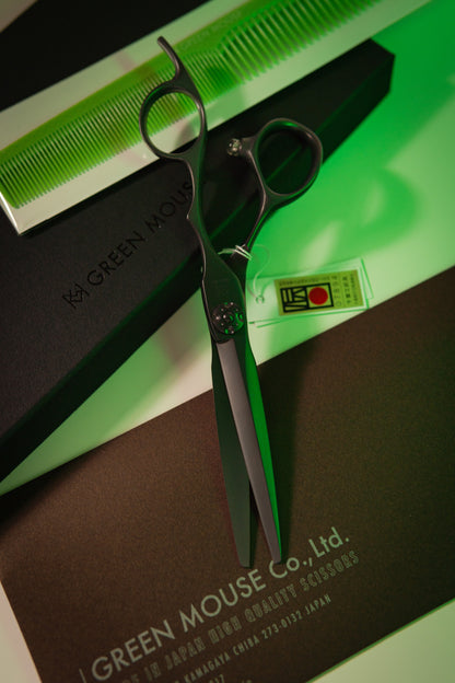 Ножица за подстигване Green Mouse Matte L Black  Limited 6"