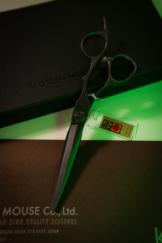 Ножица за подстигване Green Mouse Matte L Black  Limited 6"