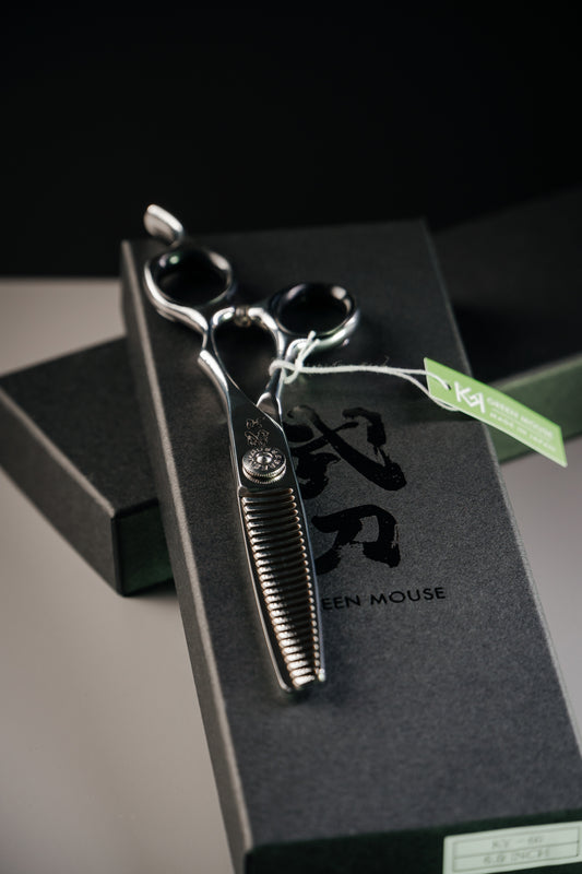 Филажна ножица GREEN MOUSE Butoh 625-C